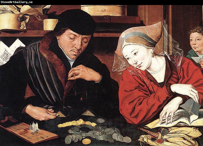 Marinus van Reymerswaele The Banker and His Wife